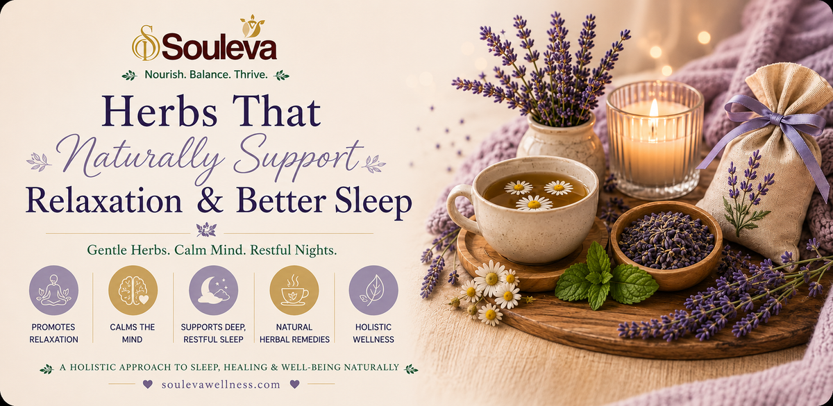 Herbs That Naturally Support Relaxation & Better Sleep