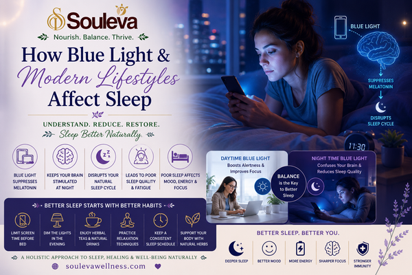 How Blue Light & Modern Lifestyles Affect Sleep