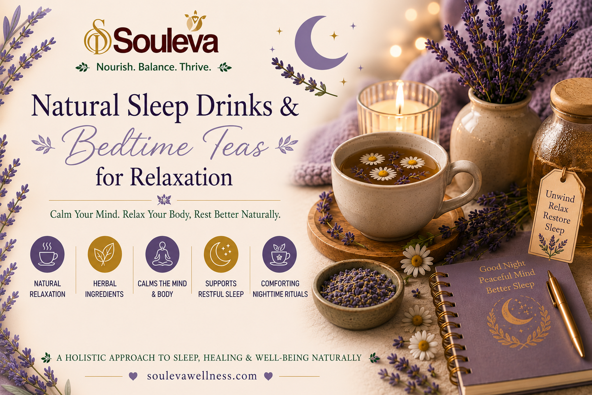 Natural Sleep Drinks & Bedtime Teas for Relaxation