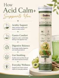 Acid Calm+ Nutraceutical Effervescent Tablets