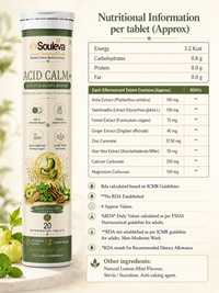 Acid Calm+ Nutraceutical Effervescent Tablets