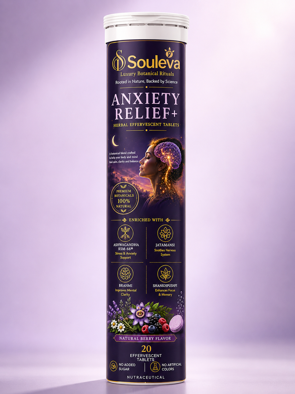 Anxiety Relief+ Herbal Effervescent Tablets