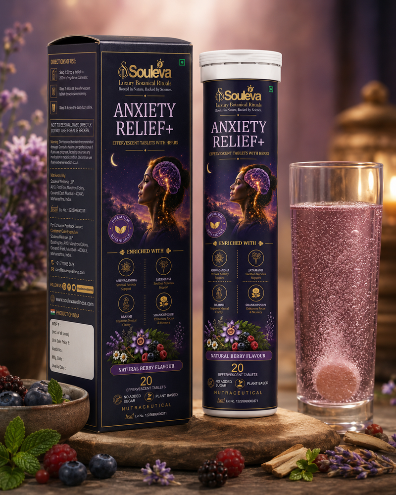 Anxiety Relief+ Herbal Effervescent Tablets