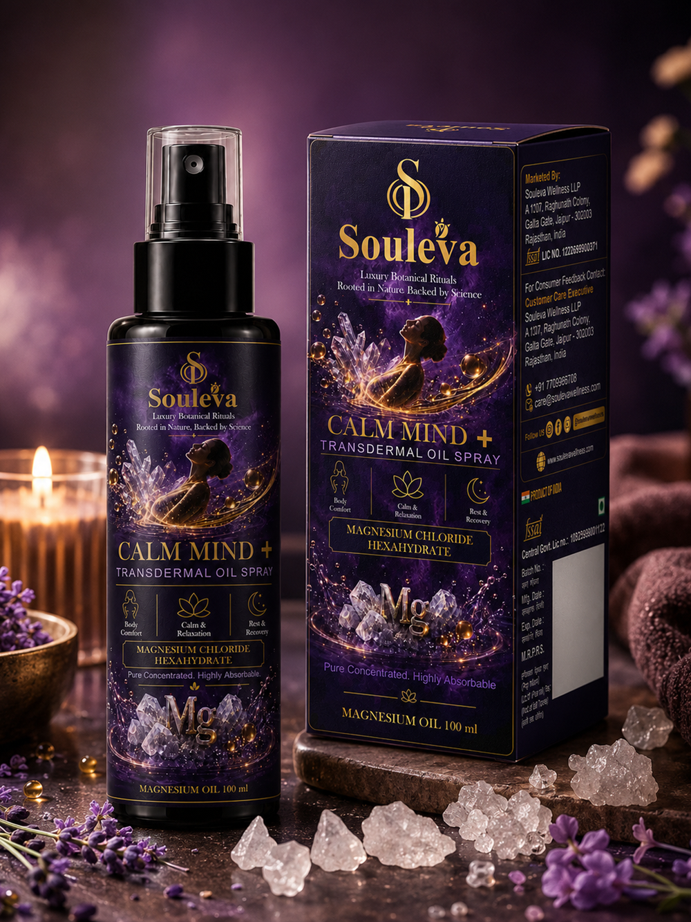Calm Mind+ Transdermal Magnesium Oil Spray