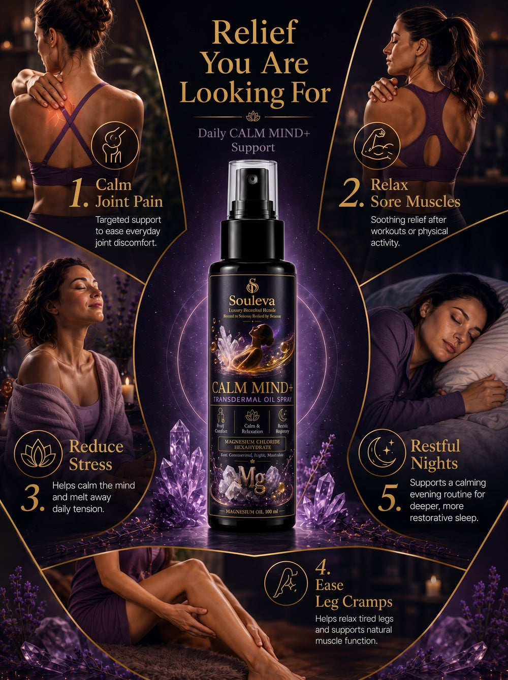 Calm Mind+ Transdermal Magnesium Oil Spray