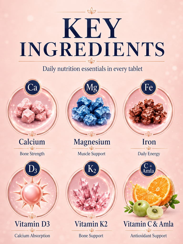 Daily Vital+ Multivitamin Effervescent Tablets