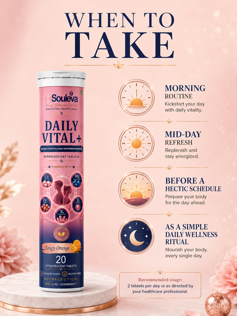 Daily Vital+ Multivitamin Effervescent Tablets