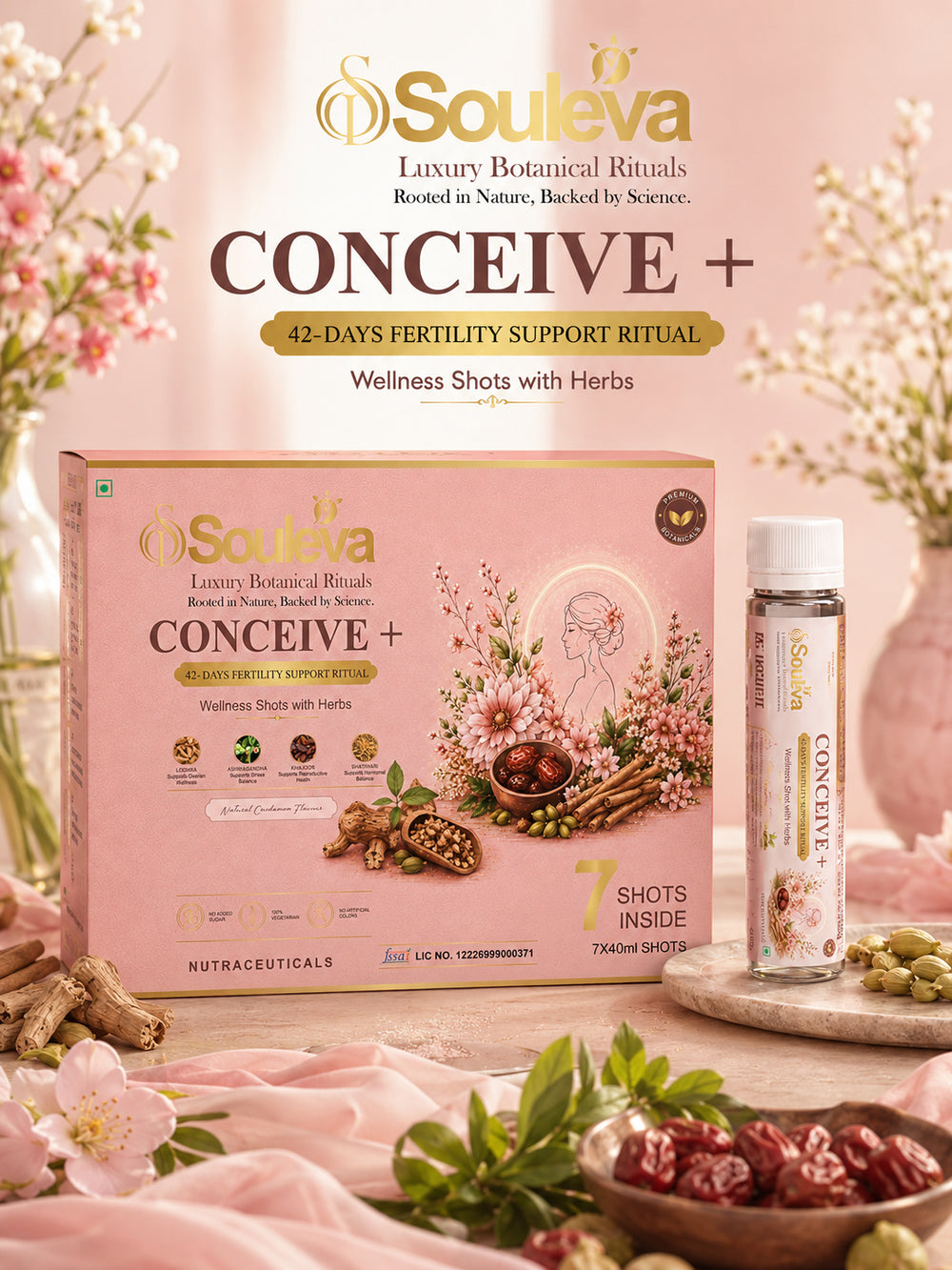 Conceive+ Women's Fertility Support Wellness Shots