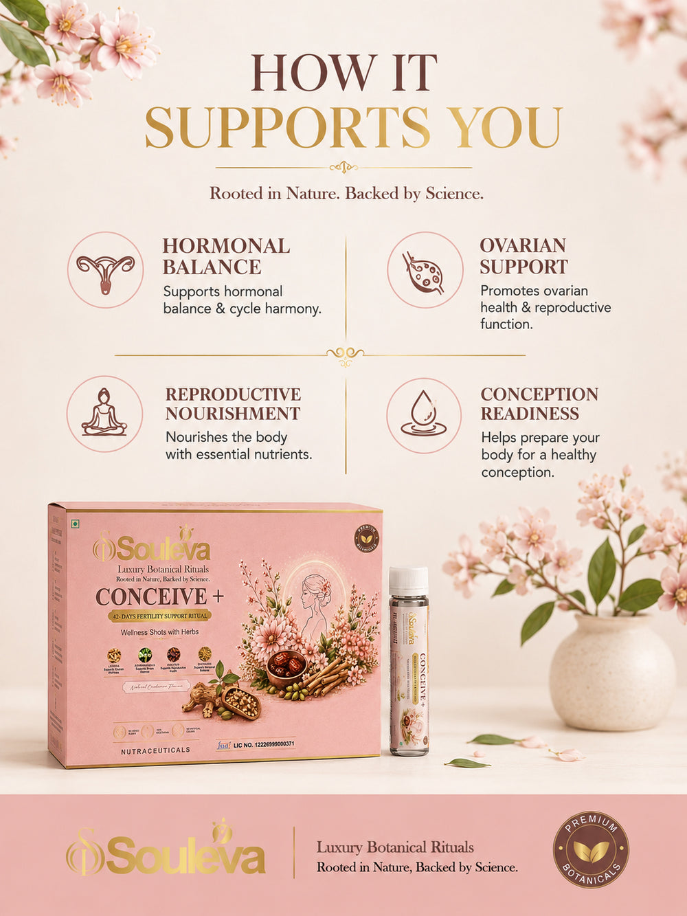 Conceive+ Women's Fertility Support Wellness Shots