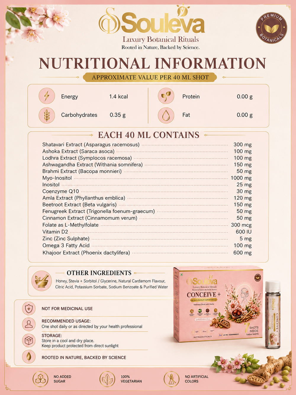 Conceive+ Women's Fertility Support Wellness Shots