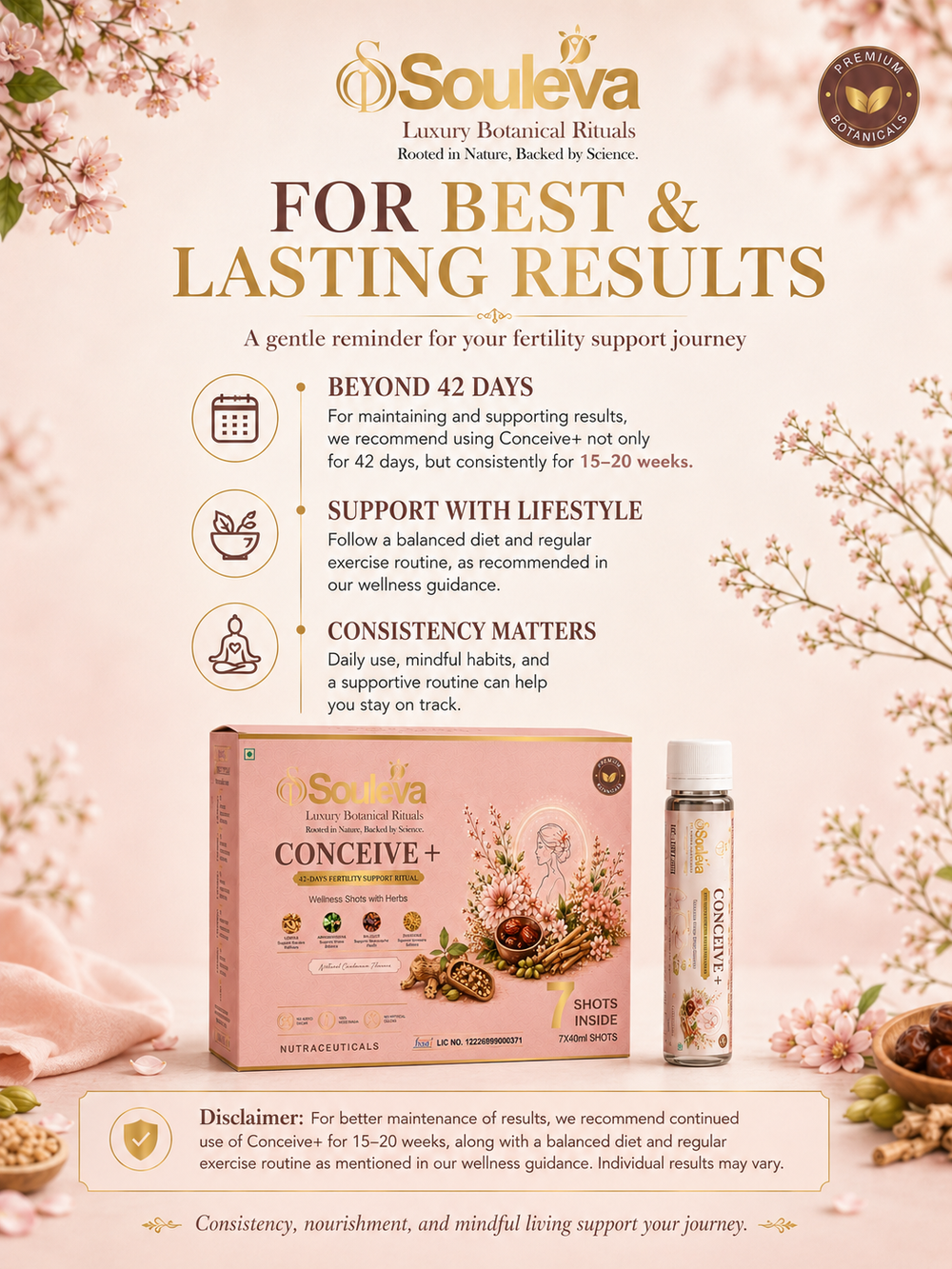 Conceive+ Women's Fertility Support Wellness Shots