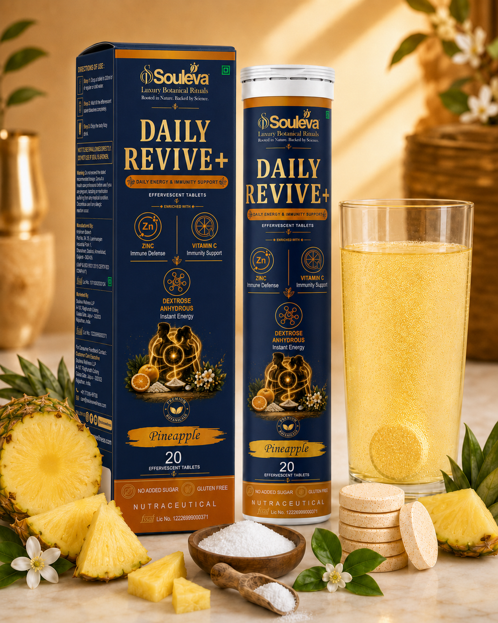 Daily Revive+ Energy & Immunity Effervescent Tablets
