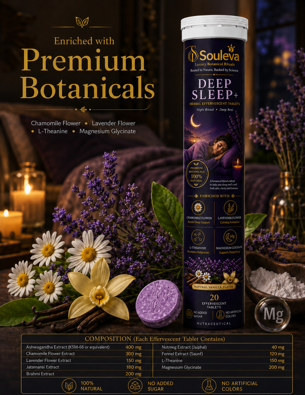 Deep Sleep+ Herbal Effervescent Tablets