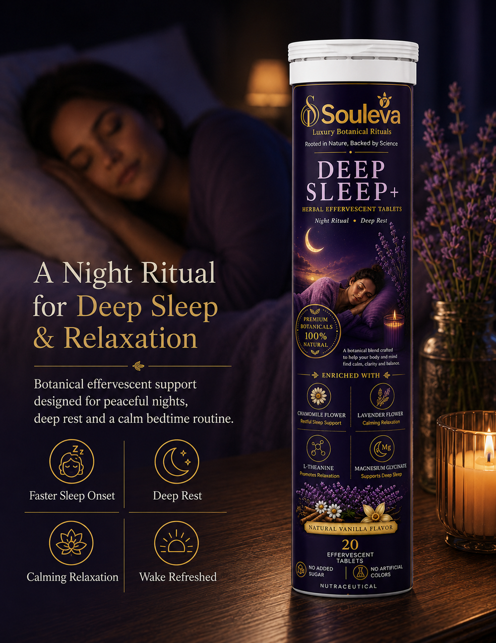 Deep Sleep+ Herbal Effervescent Tablets