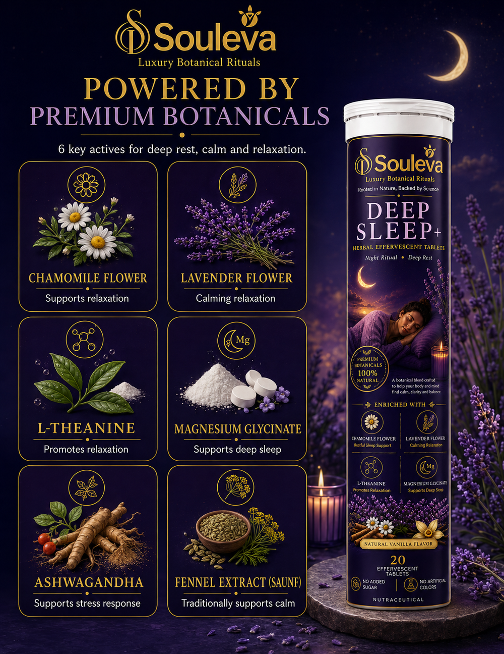 Deep Sleep+ Herbal Effervescent Tablets