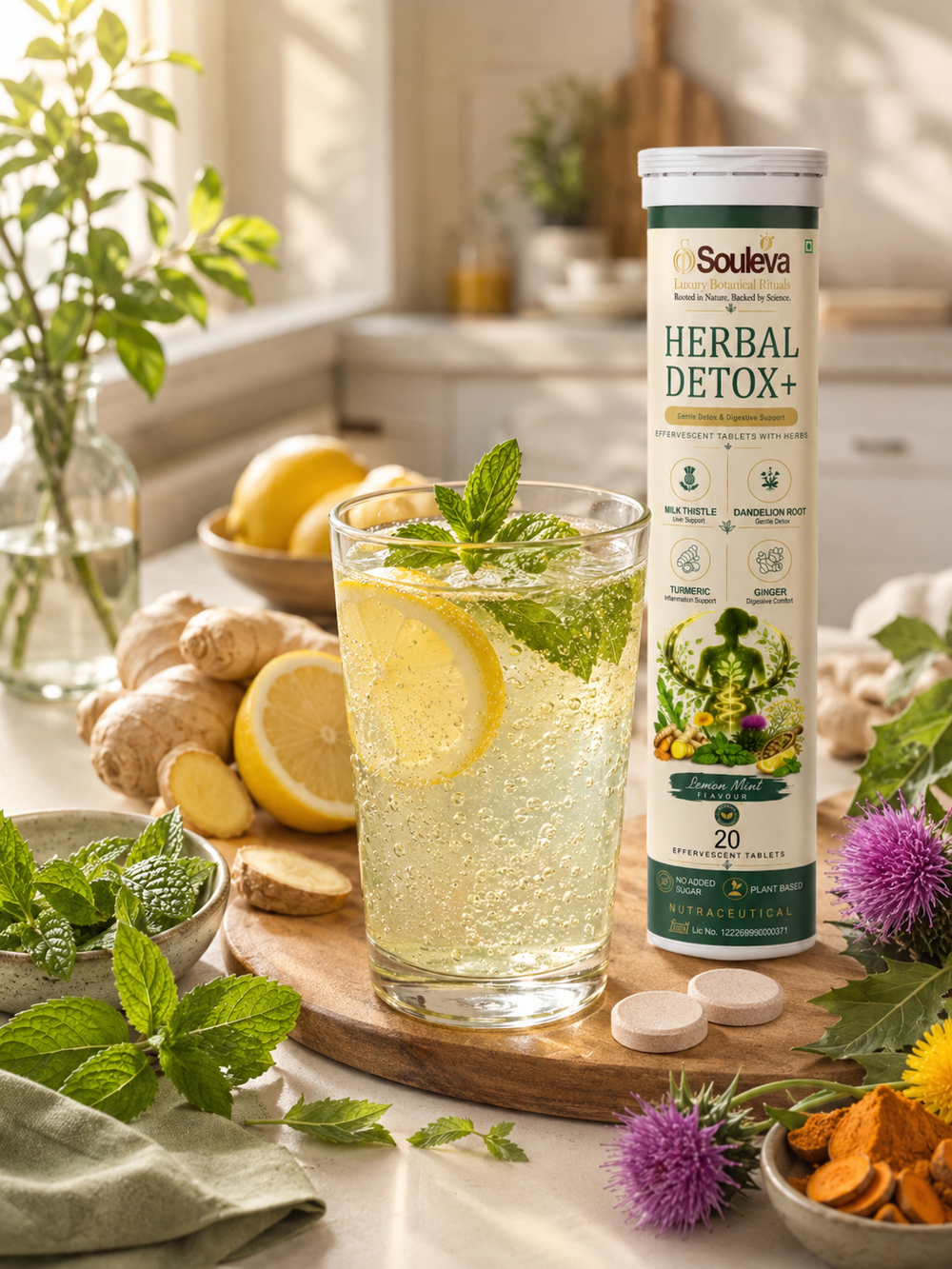 Herbal Detox+ Effervescent Tablets