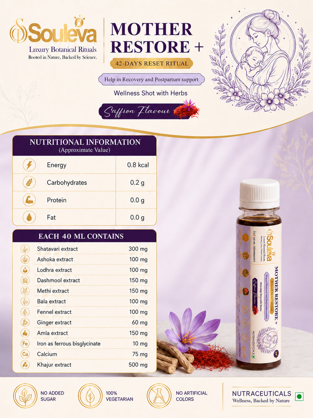 Mother Restore+ Postpartum Wellness Shots