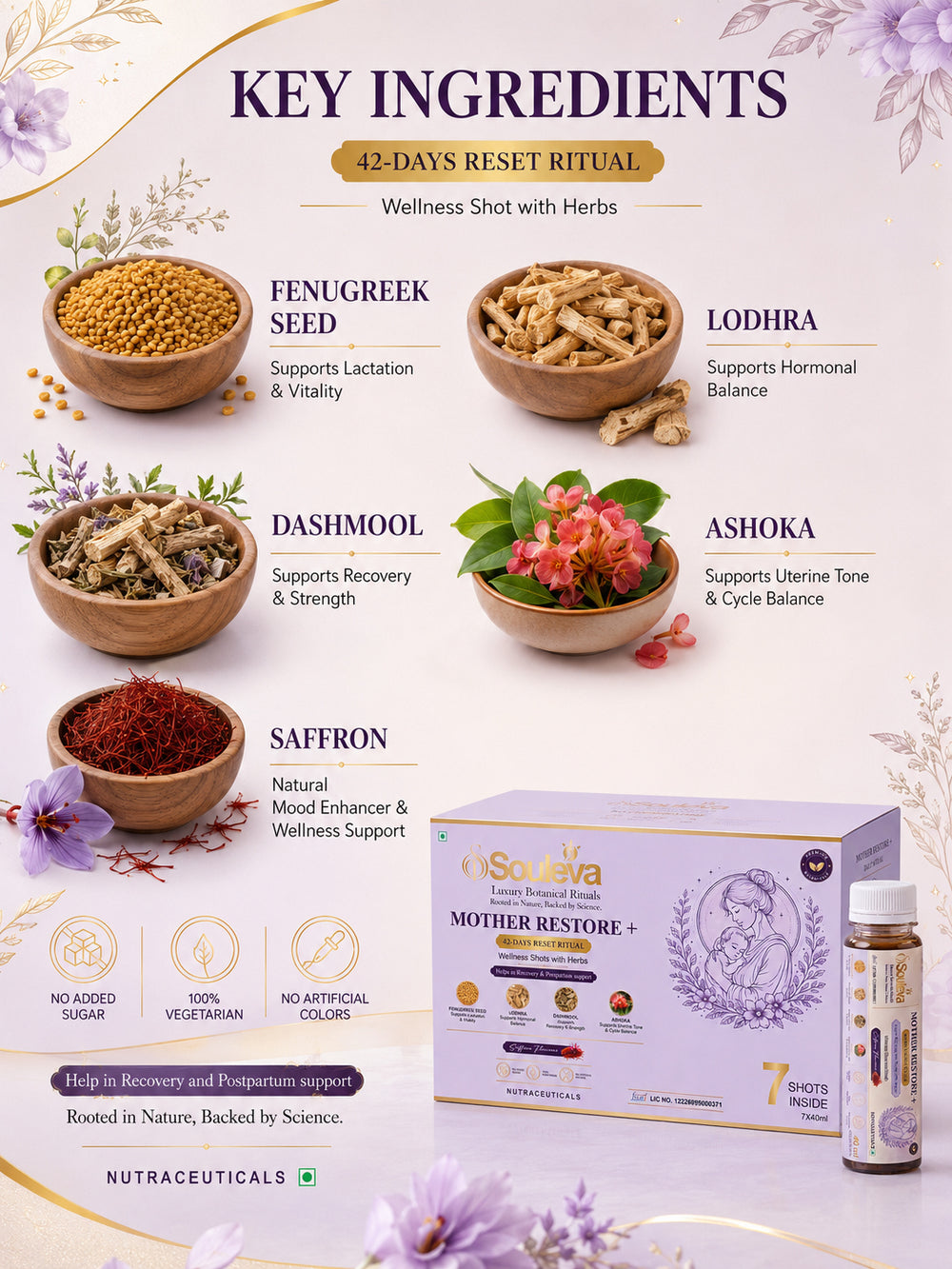 Mother Restore+ Postpartum Wellness Shots