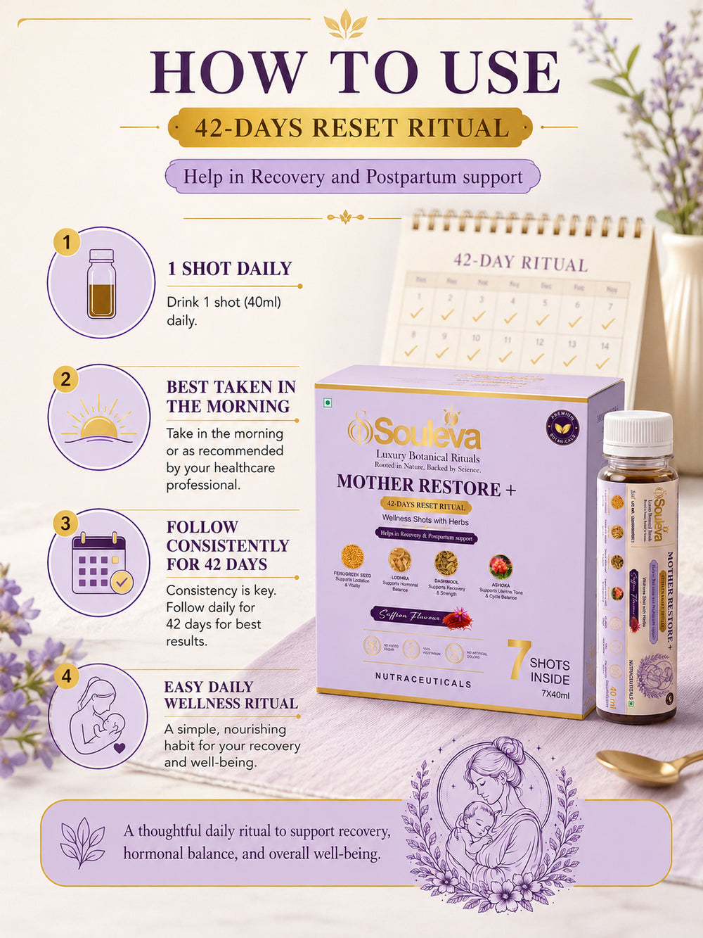Mother Restore+ Postpartum Wellness Shots