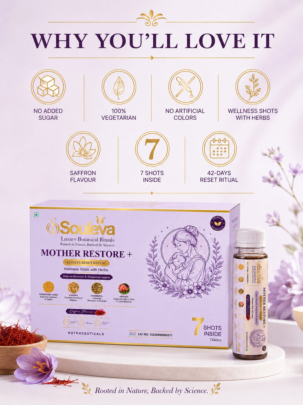 Mother Restore+ Postpartum Wellness Shots