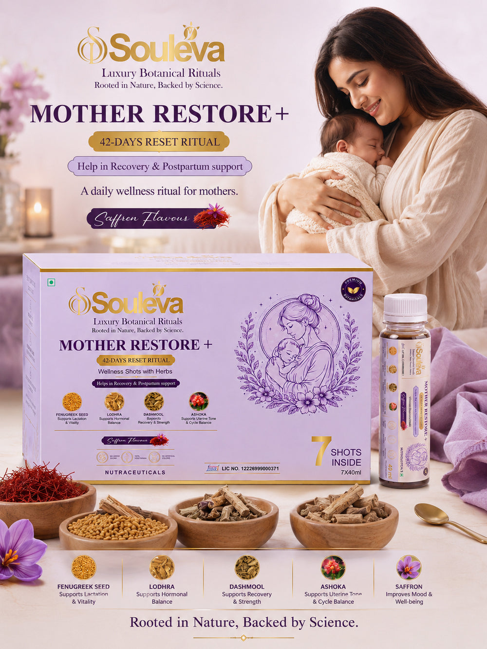 Mother Restore+ Postpartum Wellness Shots
