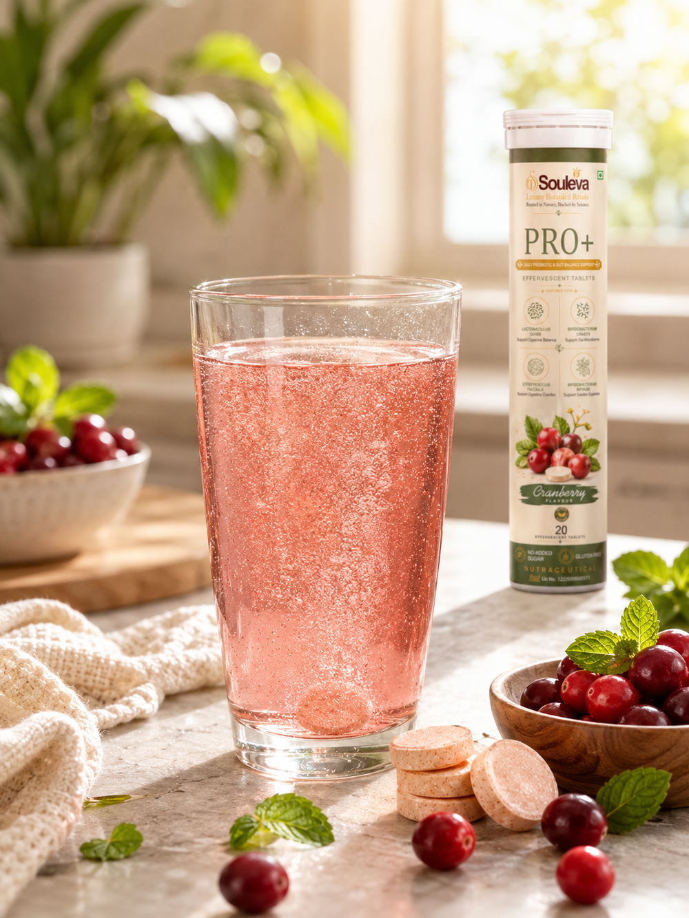 PRO+ Multi-Strain Probiotic Effervescent Tablets