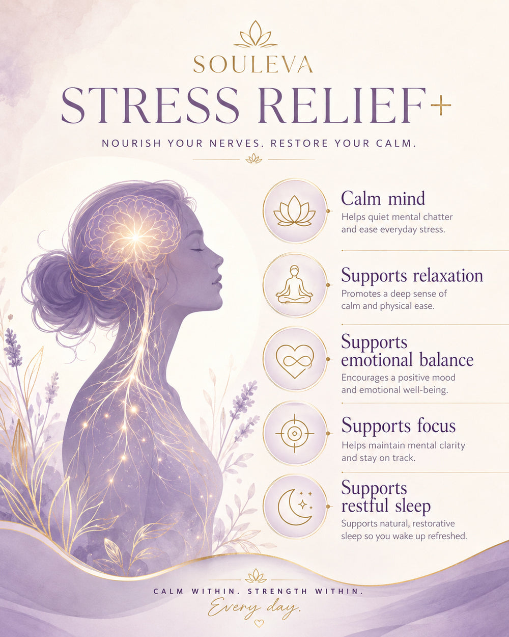 Souleva Stress Relief+ Herbal Wellness Shots