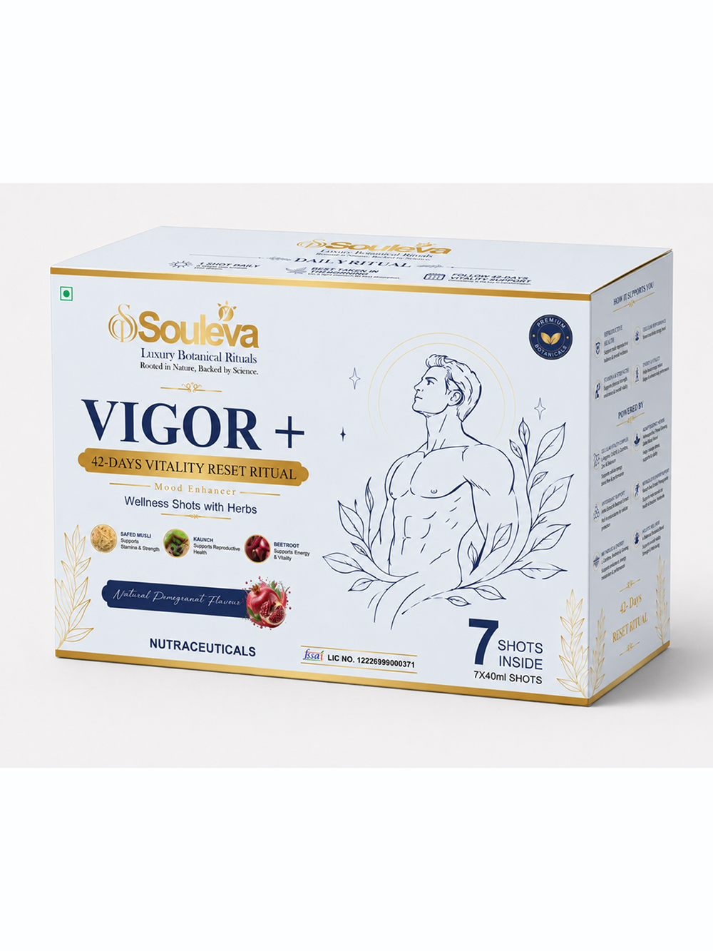 Souleva Vigor+ Men's Vitality Wellness Shots